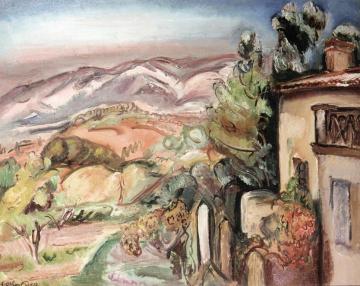 Provençal Landscape Artwork by Emile-othon Friesz