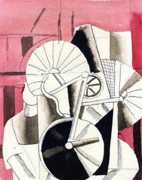 Man and Discs Artwork by Fernand Léger