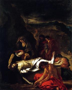 The Lamentation Artwork by Eugène Delacroix