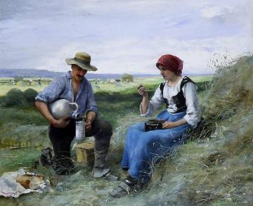 The Haymakers' Lunch Artwork by Julien Dupre