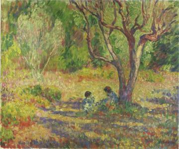 In the Garden Artwork by Henri Lebasque