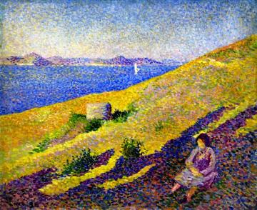 Citadel Hill at Saint-Tropez Artwork by Maximilien Luce