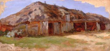 Barns Artwork by Abraham A. Manievich
