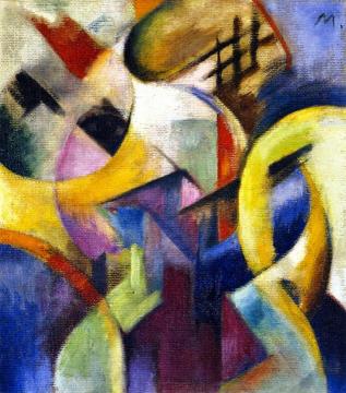 Small Composition I Artwork by Franz Marc