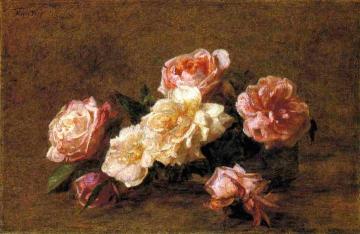 Roses Artwork by Henri Fantin-Latour