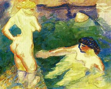 Bathers Artwork by Frantisek Kupka