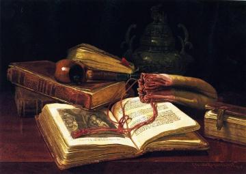 Still Life With Books Artwork by Claude Raguet Hirst