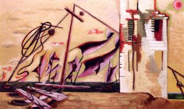 Birth of a Sailing Boat Artwork by Jean Lurçat