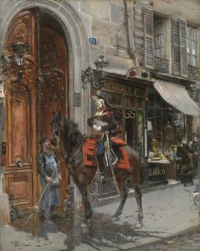 The Dispatch Bearer Artwork by Giovanni Boldini