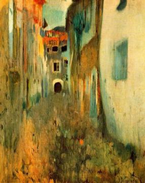 Calle De L'aleixar Artwork by Joaquin Mir Trinxet