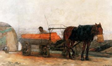 Horse And Carriage Artwork by Floris Arntzenius