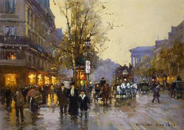Boulevard des Capucines Artwork by Edouard Léon Cortes