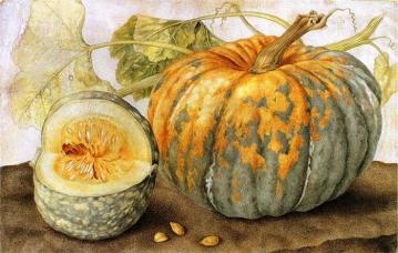 Still Life With A Melon Artwork by Giovanna Garzonni