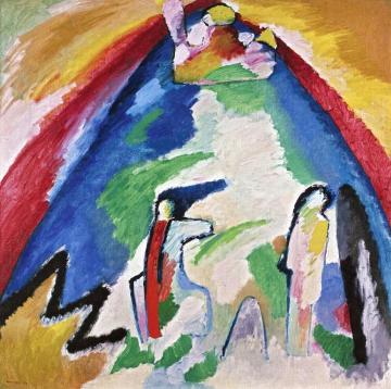 Mountain Artwork by Wassily Kandinsky