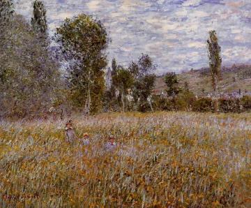 A Meadow Artwork by Claude Oscar Monet