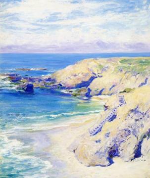 La Jolla Cove Artwork by Guy Orlando Rose