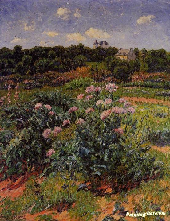 The Garden Artwork by Henry Moret