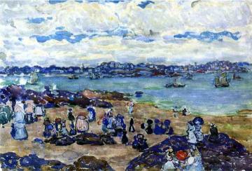 Figures on the Beach Artwork by Maurice Prendergast