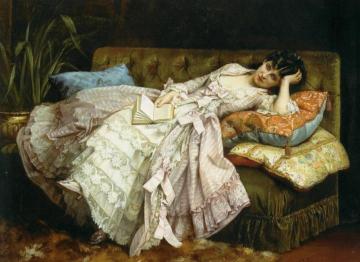 Dolce Far Niente Artwork by Auguste Toulmouche