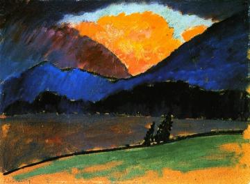 Summer Evening in Murnau Artwork by Alexej Jawlensky