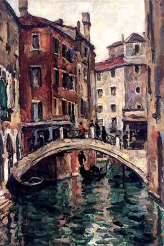 The Bridge Of The Apostles In Venice Artwork by Pyotr Konchalovsky