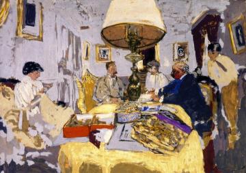 Friends around the Table Artwork by Edouard Vuillard