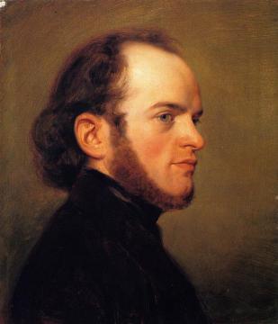 Adolph Menzel as a Young Man Artwork by Friedrich Eduard Meyerheim