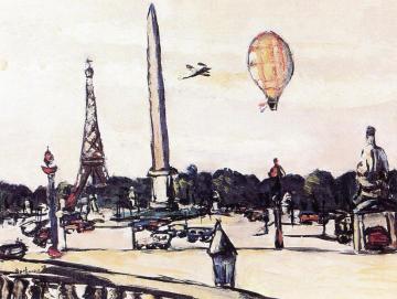 Place De La Concorde By Day Artwork by Max Beckmann
