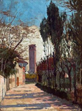 Mestre, near Venice Artwork by William Logsdail