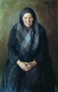 Portrait of the Artist's Mother Artwork by Ivan Kulikov