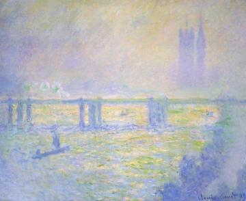 Charing Cross Bridge Artwork by Claude Oscar Monet