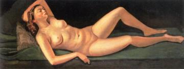 Reclining Nude Leaning on Her Arm Artwork by Andre Derain