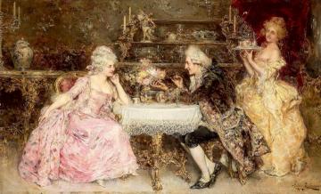 An Interesting Conversation Artwork by Juan Pablo Salinas y Teruel