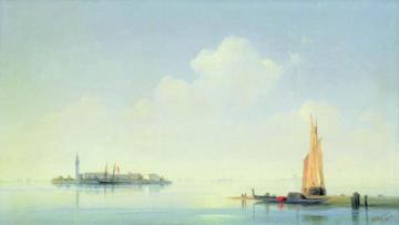 The harbour of Venice, the island of San-Georgio Artwork by Ivan Constantinovich Aivazovsky
