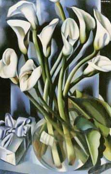 Calla Lillies Artwork by Tamara De Lempicka