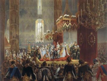 Coronation Of Emperor Alexander Ii Artwork by Mihaly Zichy