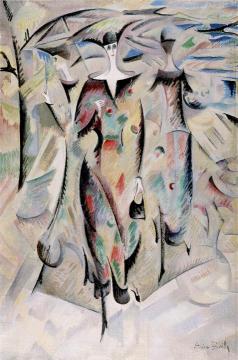 Portrait of Madame Hodler Artwork by Alice Bailly