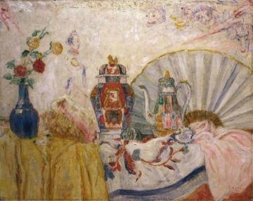 Porcelaines and Masks Artwork by James Ensor