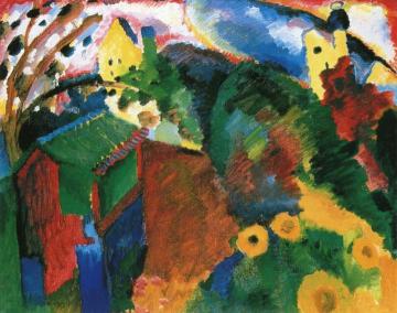 Garden in Murnau Artwork by Wassily Kandinsky