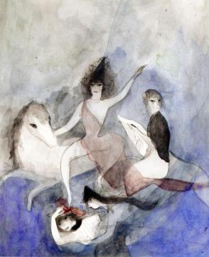 Four Nymphs Artwork by Marie Laurencin