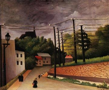 View of Malakoff Artwork by Henri Rousseau