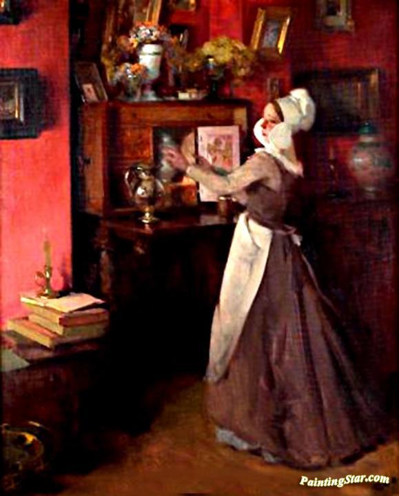 Mujer de pie Artwork by Jose Bardasano Baos