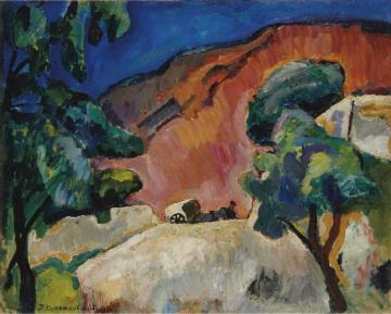 Spanish landscape Artwork by Pyotr Konchalovsky