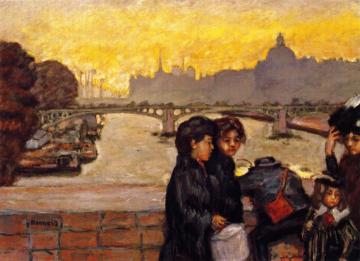 The Pont Du Carrousel Artwork by Pierre Bonnard