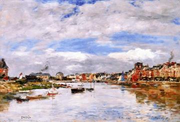 Trouville, the Port Artwork by Eugène-Louis Boudin
