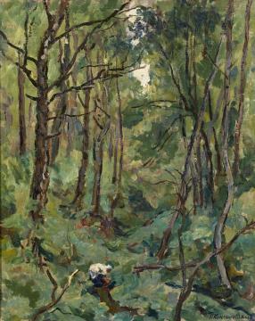 Landscape. Ravine Artwork by Pyotr Konchalovsky