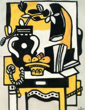 The Black Vase Artwork by Fernand Léger