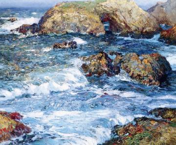 Seascape With Rocks Artwork by William Ritschel