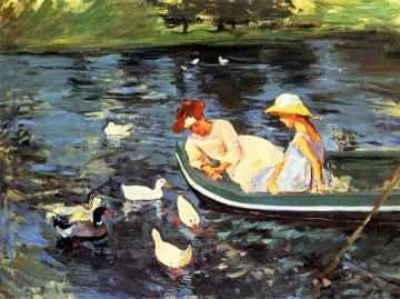 Summertime Artwork by Mary Cassatt