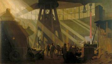 In The Gun Factory At Woolwich Arsenal Artwork by Sir George Clausen